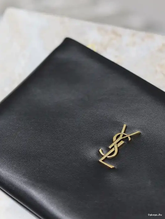 LAMBSKIN SMALL YSL POUCH CALYPSO IN 0703